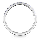 Кольцо из белого золота с бриллиантами