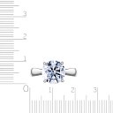 Кольцо из белого золота с бриллиантом