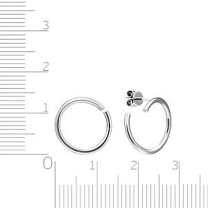 Серьги из серебра