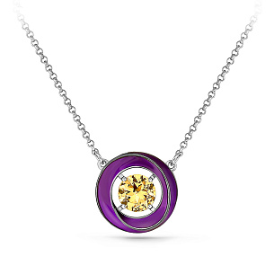 Колье из серебра с ситал