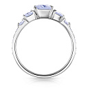 Кольцо из серебра с фианитом