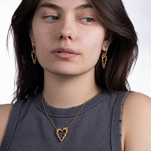 Колье из серебра