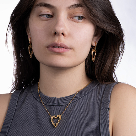 Колье из серебра