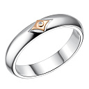 Кольцо из серебра с бриллиантом