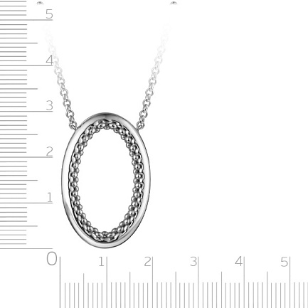 Колье из серебра