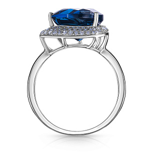 Кольцо из белого золота