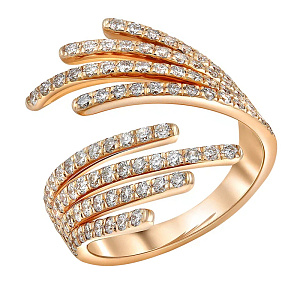 Кольцо из золота с бриллиантами