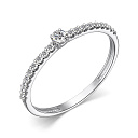 Кольцо из белого золота с бриллиантами