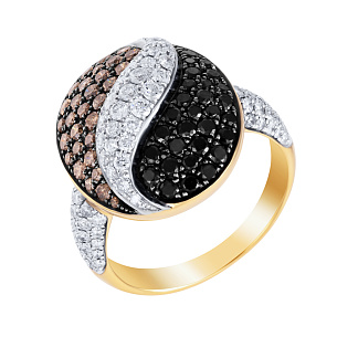 Кольцо из желтого золота