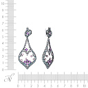 Серьги с английским замком из комбинированного золота