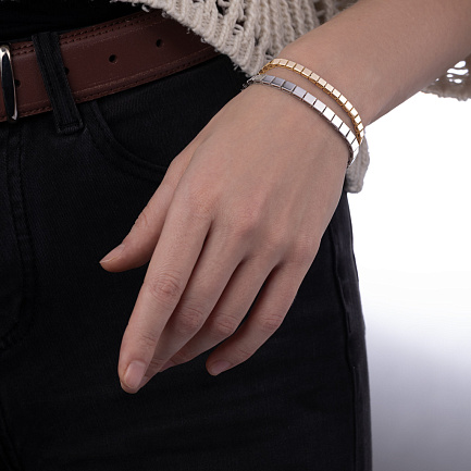 Браслет декоративный из серебра