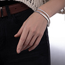 Браслет декоративный из серебра