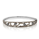 Браслет из белого золота с бриллиантами