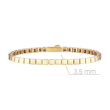 Браслет декоративный из серебра