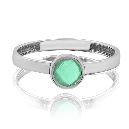 Кольцо из серебра с алпанитом