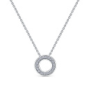 Колье из белого золота с бриллиантами