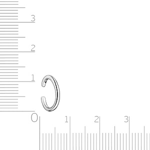 Серьга одиночная из серебра