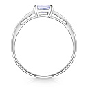 Кольцо из серебра с фианитом