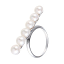 Кольцо из серебра с жемчугом