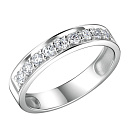 Кольцо из белого золота с бриллиантами