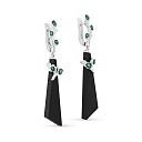 Серьги с английским замком из серебра