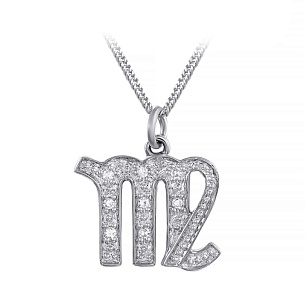 Зодиак из белого золота с бриллиантами