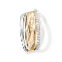 Подвеска из красного золота с бриллиантами