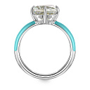 Кольцо из серебра с эмалью