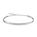 Браслет декоративный из белого золота с бриллиантами