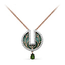 Колье из красного золота с бриллиантами