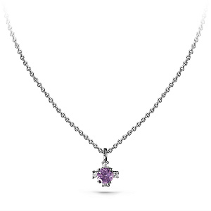 Колье из белого золота с бриллиантами