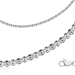 Цепь декоративная из серебра