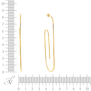 Серьги Пусеты