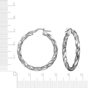 Серьги из серебра