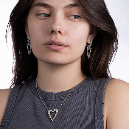 Колье из серебра