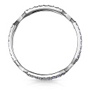 Кольцо из белого золота с бриллиантами