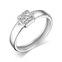 Кольцо из белого золота с бриллиантами