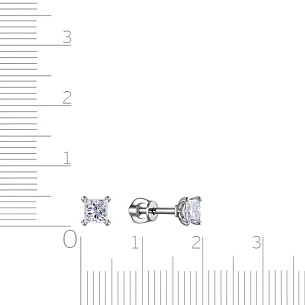 Серьги Пусеты