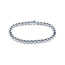 Браслет декоративный из белого золота с бриллиантами