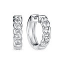 Серьги с английским замком из серебра