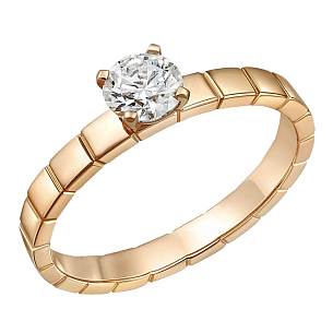 Кольцо из золота с бриллиантом