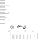 Серьги Пусеты