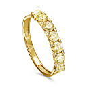 Кольцо из желтого золота с бриллиантами