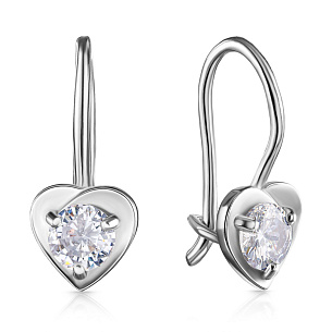 Серьги детские из серебра