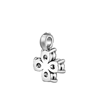 Подвеска из белого золота с бриллиантом