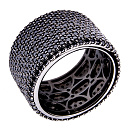 Кольцо из белого золота с бриллиантами