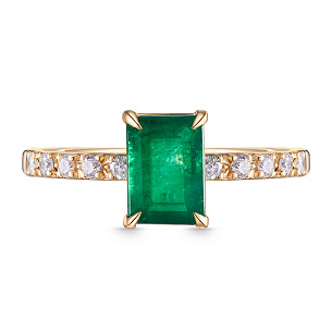 Кольцо из желтого золота