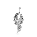 Подвеска из серебра с фианитами