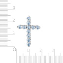 Подвеска из серебра с фианитом