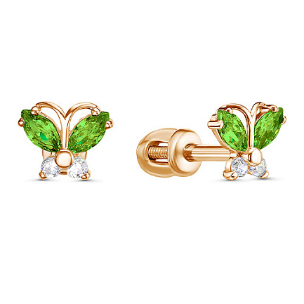 Серьги Пусеты